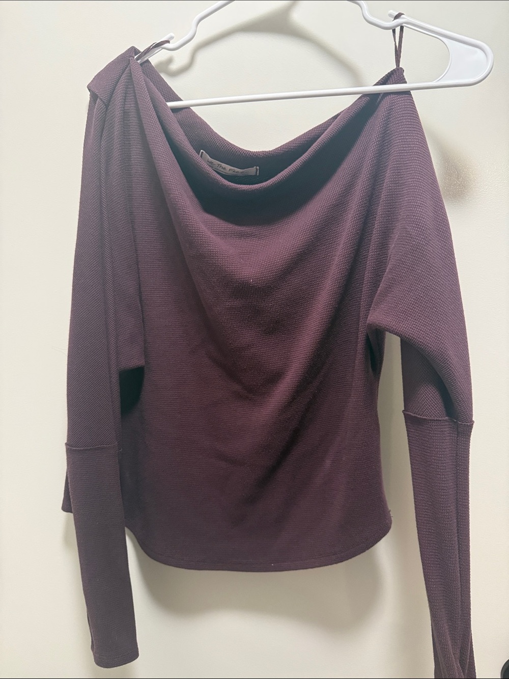 We The Free Ribbed Knit Top - Plum Violet